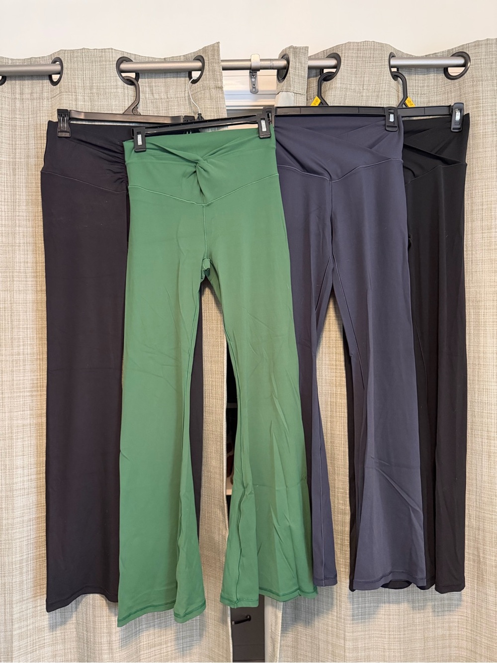 aerie Offline High-Rise Flared Pants (4 pairs)